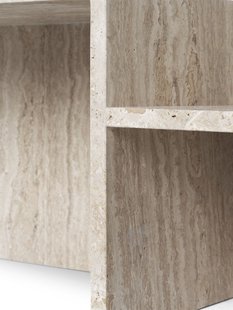 Ferm Living Distinct salontafel - travertin