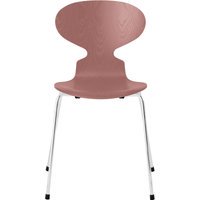 Fritz Hansen Ant Stoel - wild rose - verchroomd