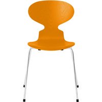 Fritz Hansen Ant Stoel - burnt yellow - verchroomd