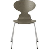 Fritz Hansen Ant Stoel - olive green - nine grey