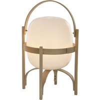 Santa & Cole Cestita Bateria Draagbare lamp - Weißes Opal