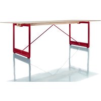 Magis Brut Tafel rechthoekig - eiken, natuur - rood - eiken - 260 x 85 cm