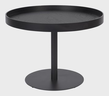 ZILT Ronde Bijzettafel 'Andreanna' 56cm, kleur Zwart