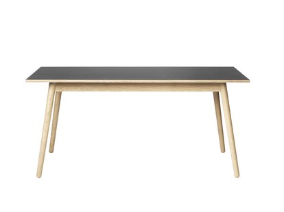 FDB Møbler C35 eettafel - zwart - C35B (82 x 160 cm)