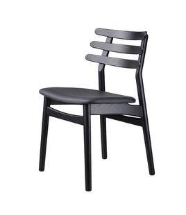 FDB Møbler J48 Stoel bekleed - zwart