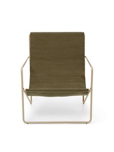 Ferm Living Desert Stoel - cashmere - Olive