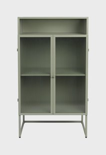 ZILT Vitrinekast 'Lislie' 105 x 60cm, kleur Groen