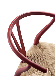 Carl Hansen & Søn CH24 Y Wishbone-stoel Soft - soft red