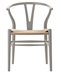 Carl Hansen & Søn CH24 Y Wishbone-stoel Soft - soft silver grey