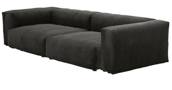 vetsak Medium 2-Zits Sofa Cord Velours  - Cord Velours donkergrijs