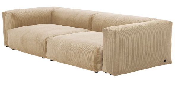 vetsak Medium 2-Zits Sofa Cord Velours  - Cord Velours zand