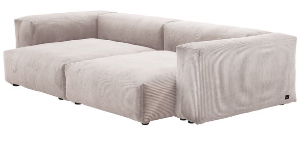 vetsak Large 2-Zits Cord Velours - Cord Velours platinum