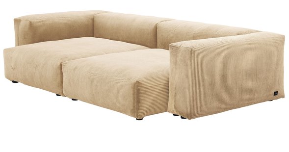 vetsak Large 2-Zits Cord Velours - Cord Velours zand