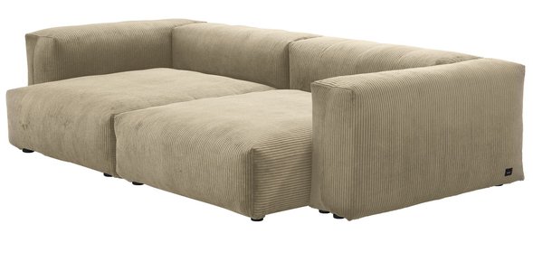 vetsak Large 2-Zits Cord Velours - Cord Velours kaki