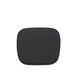 Muuto Fiber Stoel Zitkussen - Easy Leder - zwart