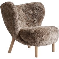 &Tradition Kleine Petra VB1 fauteuil - oiled oak - sheepskin sahara