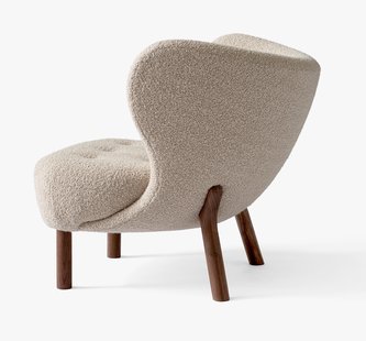 &Tradition Kleine Petra VB1 fauteuil - oiled walnut - karakorum 003