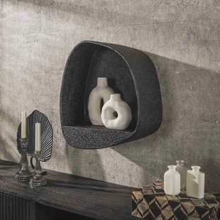 LifestyleFurn Wandplank 'Doria' Metallic, 48 x 43cm