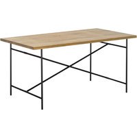 Richard Lampert Eiermann 2 Eettafel - eiken - zwart - 160 x 83 cm