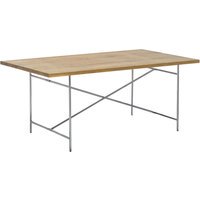 Richard Lampert Eiermann 2 Eettafel - eiken - verchroomd - 200 x 90 cm