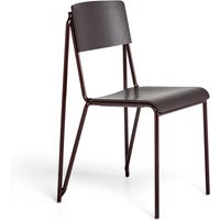 HAY Petit Standard Stoel - eikenfineer bordeaux - bordeaux