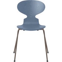 Fritz Hansen Ant Stoel - dusk blue - brons