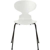 Fritz Hansen Ant Stoel - wit - zwart