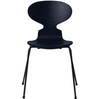 Fritz Hansen Ant Stoel - midnightblue - zwart