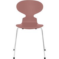 Fritz Hansen Ant Stoel - gelakt - wild rose - verchroomd