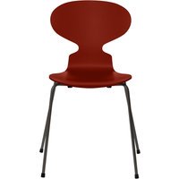 Fritz Hansen Ant Stoel - gelakt - venetian red - grafiet