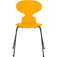 Fritz Hansen Ant Stoel - gelakt - true yellow - grafiet