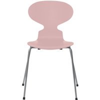 Fritz Hansen Ant Stoel - gelakt - pale rose - zilvergrijs