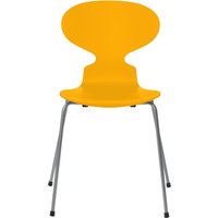 Fritz Hansen Ant Stoel - gelakt - true yellow - zilvergrijs