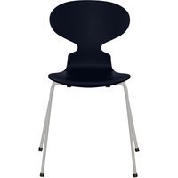 Fritz Hansen Ant Stoel - gelakt - midnightblue - nine grey