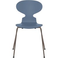 Fritz Hansen Ant Stoel - gelakt - dusk blue - brons