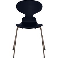 Fritz Hansen Ant Stoel - gelakt - midnightblue - brons