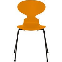 Fritz Hansen Ant Stoel - gelakt - burnt yellow - zwart