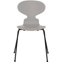 Fritz Hansen Ant Stoel - gelakt - nine grey - zwart