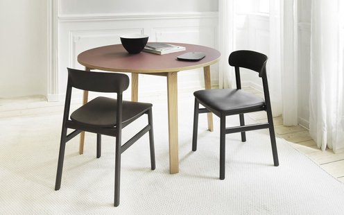 Normann Copenhagen Herit Stoel - zwart - zwart