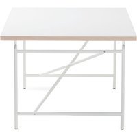 Richard Lampert Eiermann kinderbureau - melamine wit/eiken rand - Tafelblad120 x 70 cm