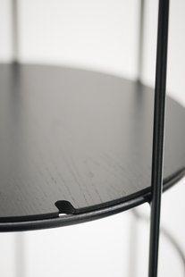 Richard Lampert Bazar kapstok - zwart - met schap