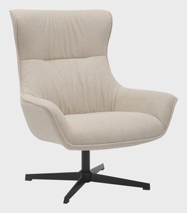 Artistiq Draaifauteuil 'Kevina' Structuurstof, kleur Beige