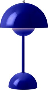 &Tradition Oplaadbare tafellamp Flowerpot VP9 - cobalt blue
