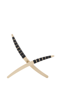 Carl Hansen & Søn MG501 Cuba Chair - eiken gezeept - gevlochten katoen zwart