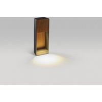 Marset Lab 35 Lamp Outdoor - grafietgrijs-irokohout - vloerlamp