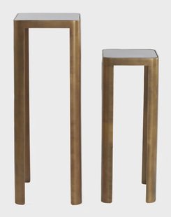 Light & Living Zuil 'Oxe' Set van 2 stuks, kleur Antiek Brons