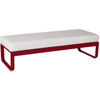 Fermob Gestoffeerde bank BELLEVIE - 43 chili mat - 81 witgrijs