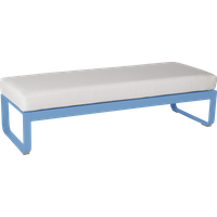 Fermob Gestoffeerde bank BELLEVIE - E1 Maya blauw - 81 witgrijs