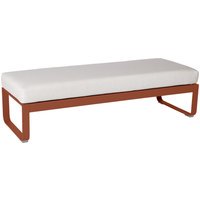 Fermob Gestoffeerde bank BELLEVIE - 20 okerrood - 81 witgrijs