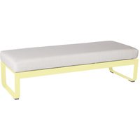 Fermob Gestoffeerde bank BELLEVIE - A6 citroensorbet - 81 witgrijs